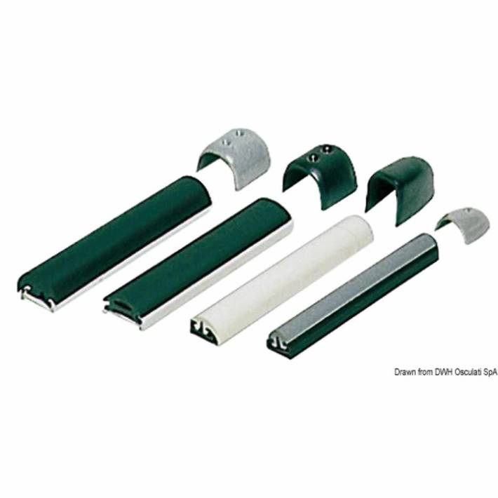 Profils en plastique rigide en « duralene » avec jonc en PVC flexible