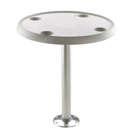 Table Fixe ronde 60 cm hauteur fixe 68 cm