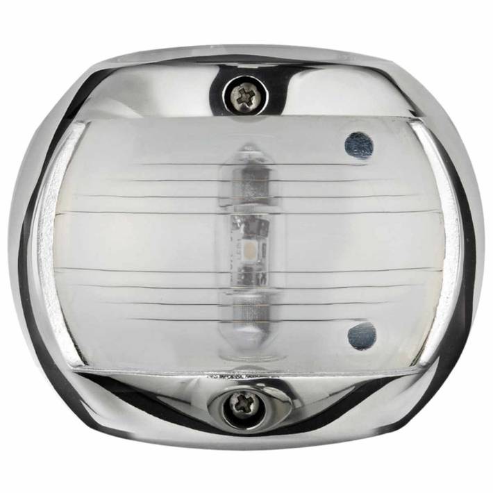 Feux de navigation Compact 12 LED en acier inox AISI316 poli miroir