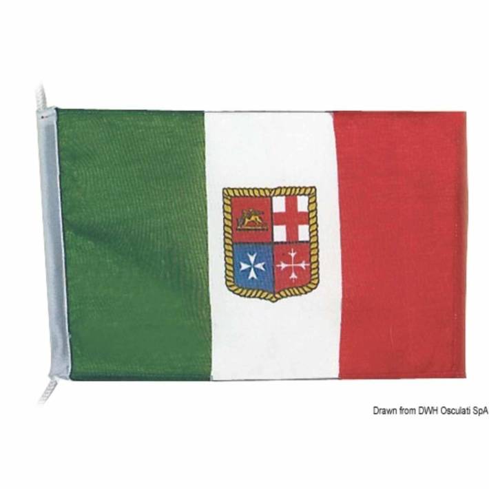 Italienflaggen aus leichtem Polyester