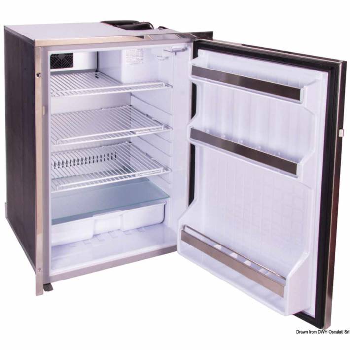 ISOTHERM Kühlschränk mit Frontteil aus Edelstahl, 130 Liter