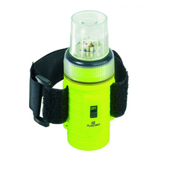 Lampe flash LED de sécurité jaune