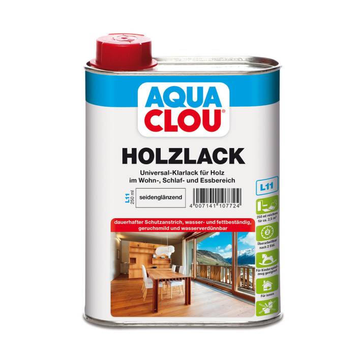 Aqua Clou Holzlack, farblos
