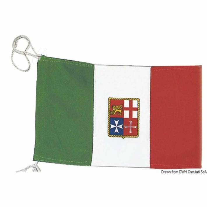 Italienflagge aus schwerem Polyester-Etamin