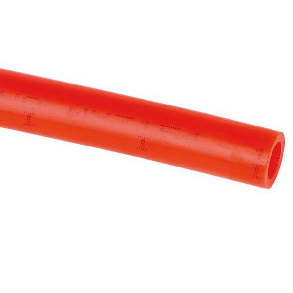 Rohr 15 mm, rot, für Warmwasser
