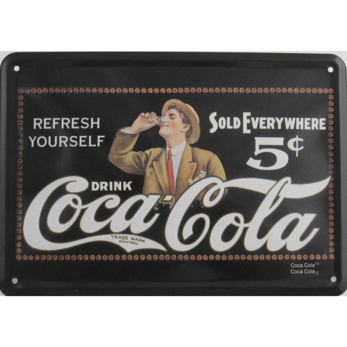 Blechschilder Coca Cola