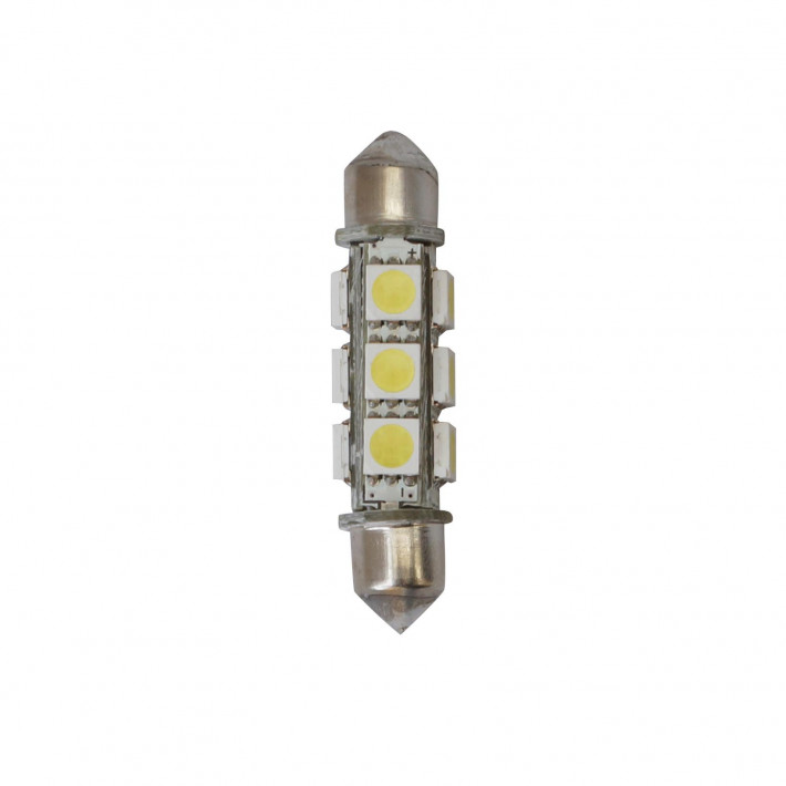 LED Glühbirne Soffitte, 12 SMD, 360 Grad, 6-32V