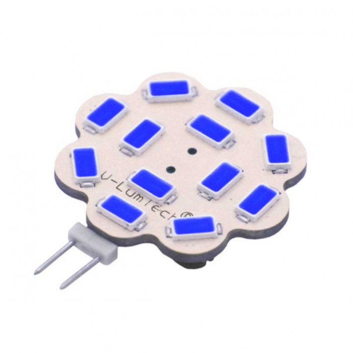 Ampoule LED G4, 10-30V/1.9W/130lm, bleu
