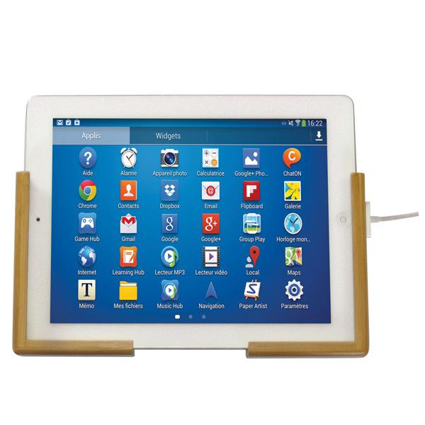 Support tablette et iPad en bambou