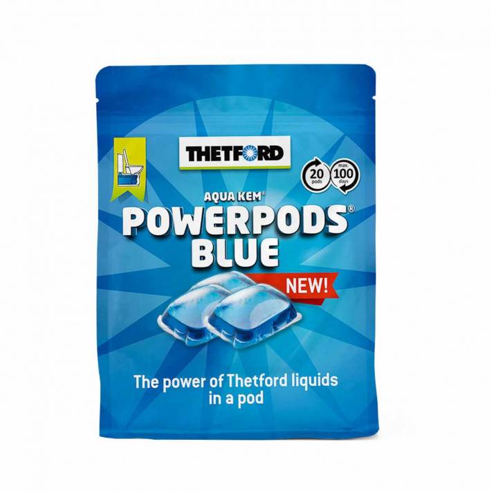 PowerPods Blue, 20 pods per Beutel