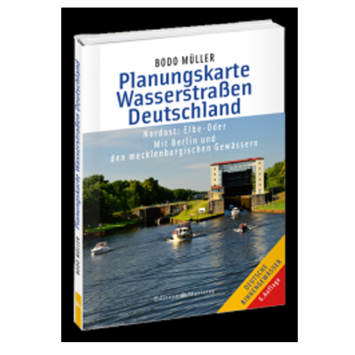 Carte de planification des voies navigables Allemagne Nord-Est