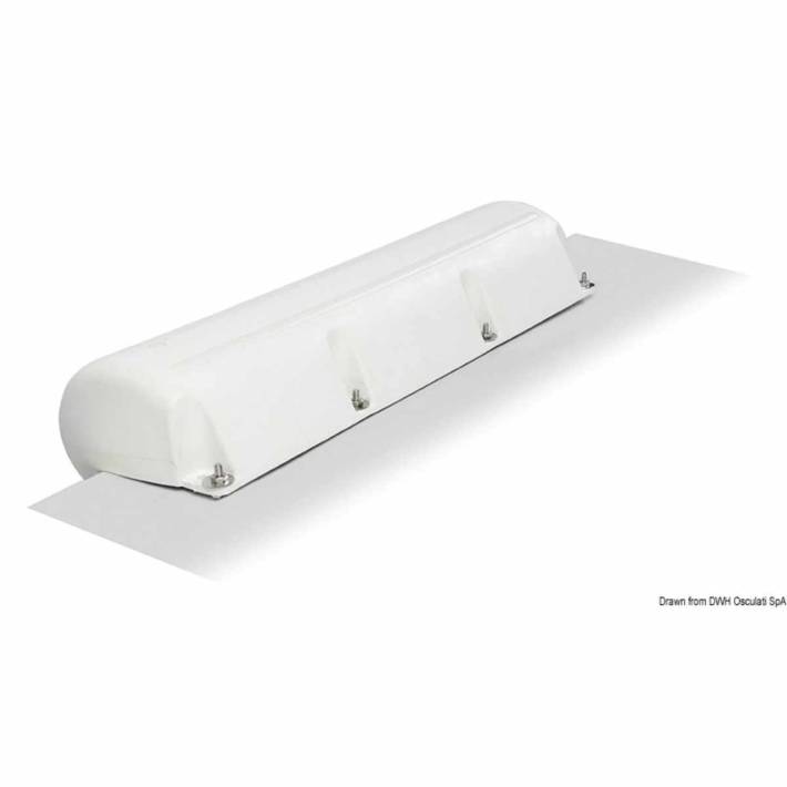 Défense en PVC blanc gonflable pour ponton