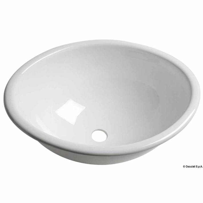 Ovale Spüle aus Plexiglas, 370x290 mm