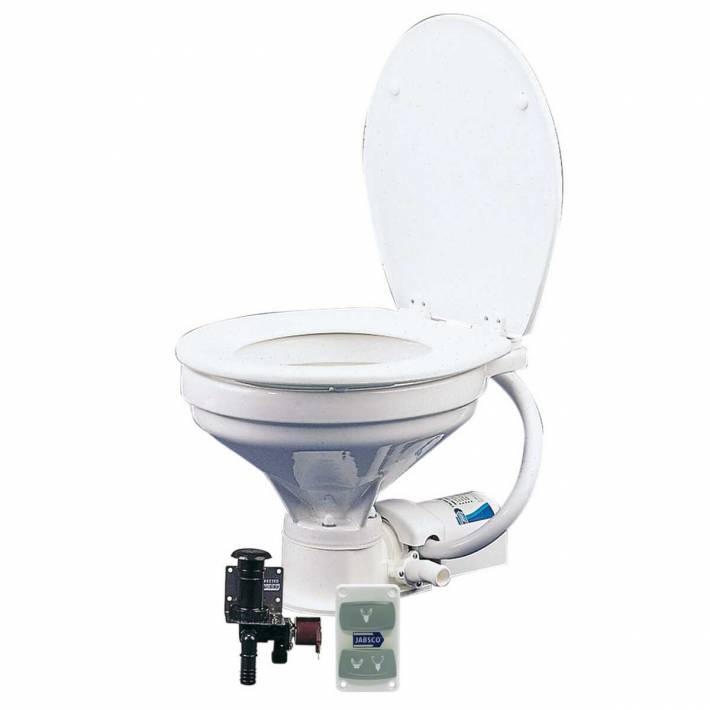 Elektrische Toilette Quiet Flush, mit Magnetventil und Siphonsperre
