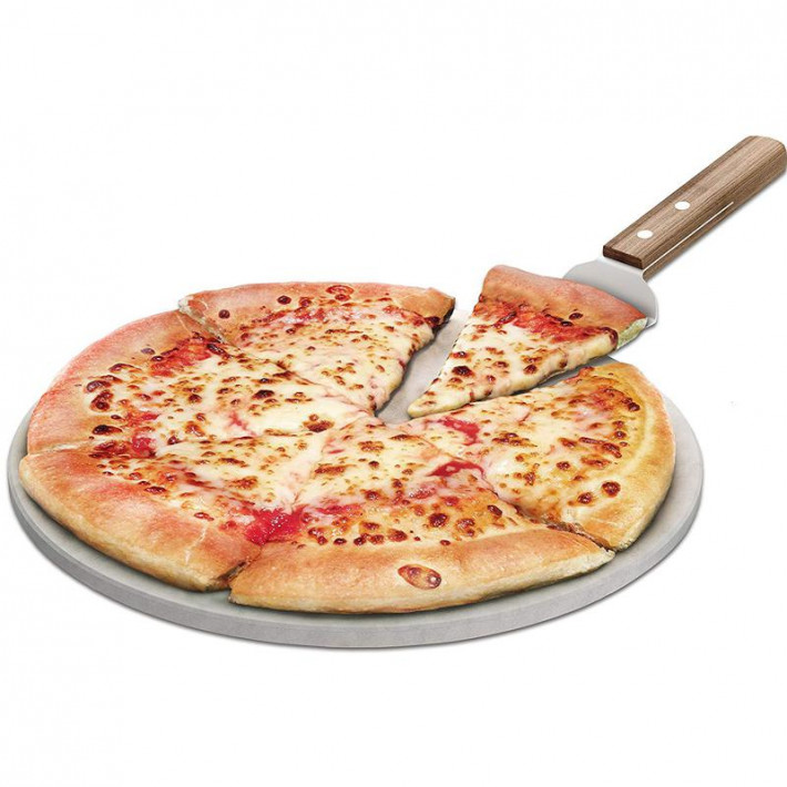Feuerdesign® Pierre à pizza avec pelle pour grill VESUVIO + MAYON
