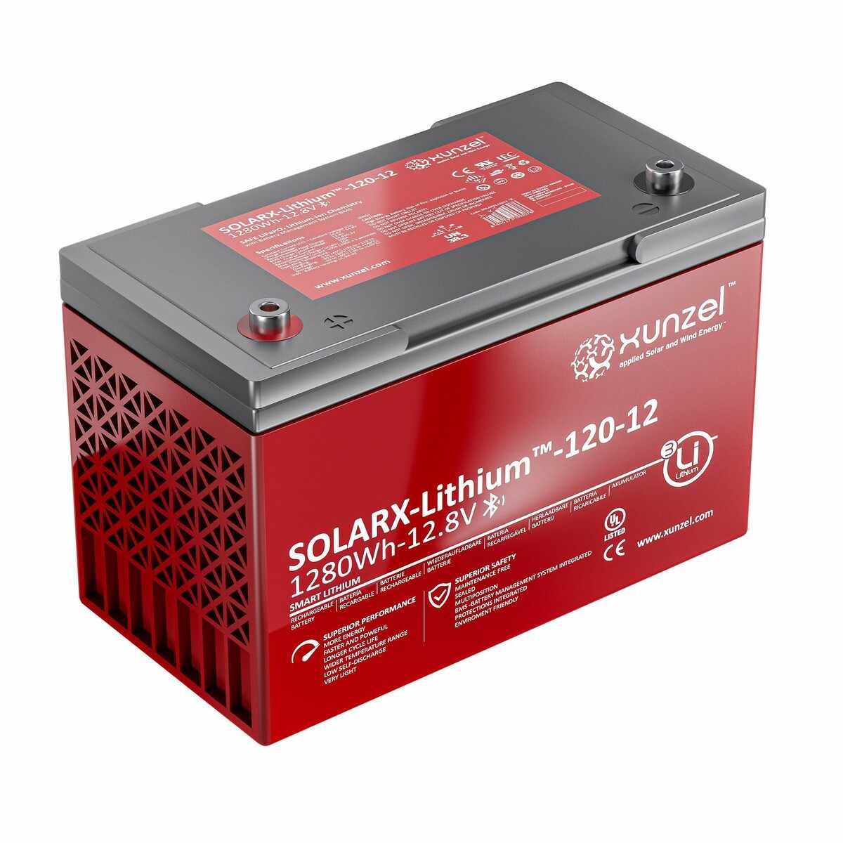 Batterie Lithium Solarx 12V - 120Ah