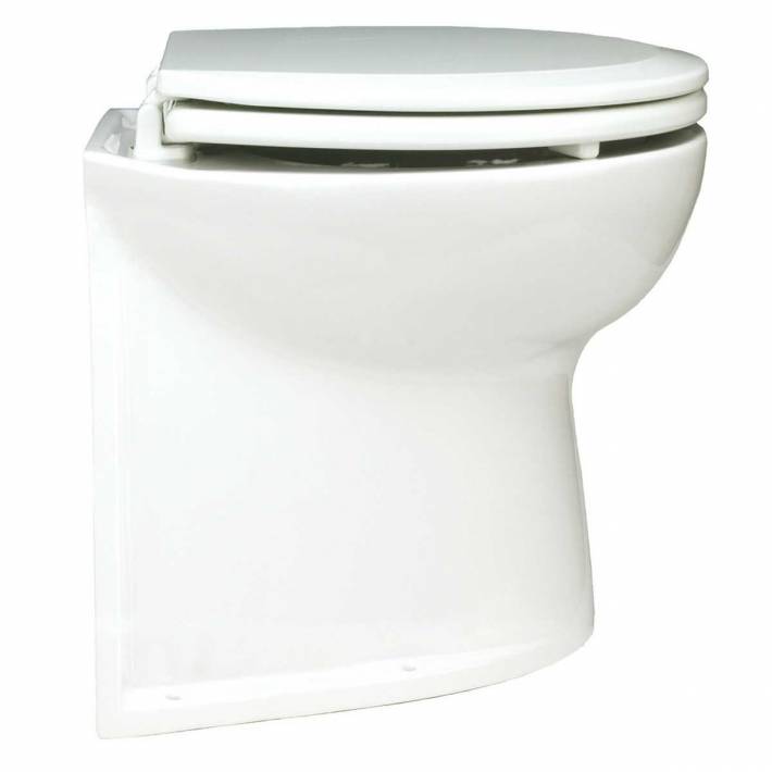 Elektrische Toilette Deluxe Flush, Rückseite senkrecht