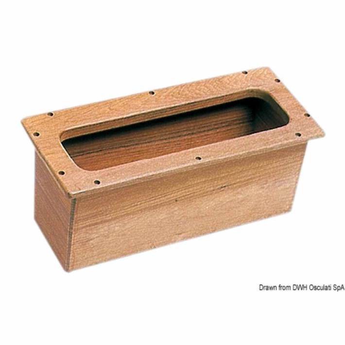Einbaubox aus Teakholz