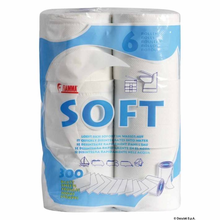 Papier hygiénique hydrosoluble Aqua Soft