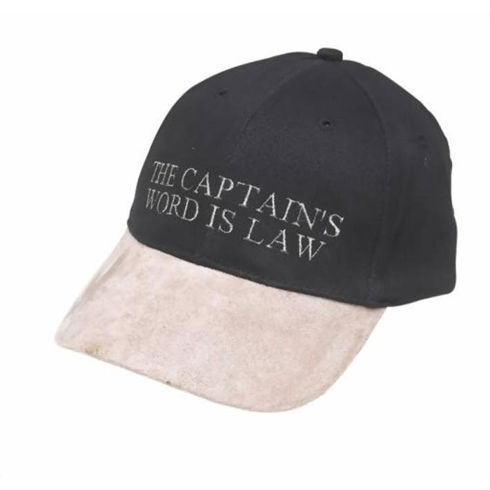 casquette de yachting "Captain's Word is Law"