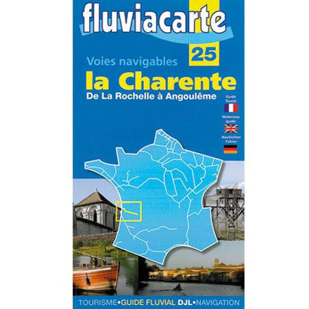 Fluviacarte G025 - LA CHARENTE - De La Rochelle à Angoulême