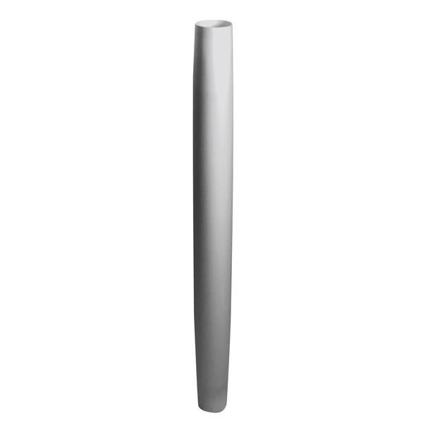 Tischbein Aluminiumrohr, Höhe 70cm (doppelkonisch), 60mm