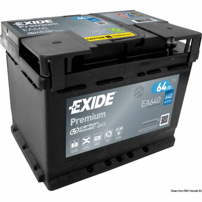 Batteries EXIDE Premium pour démarrage et équipements de bord